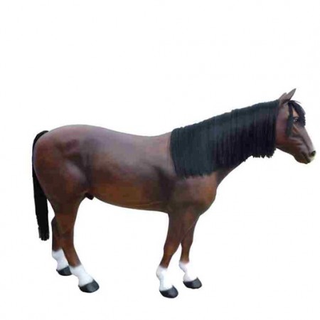 Koń z grzywą 190 cm - figura reklamowa