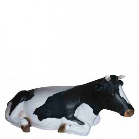 Krowa leżąca 80 cm - figura reklamowa